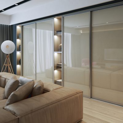Einbauschrank mit Schiebetüren